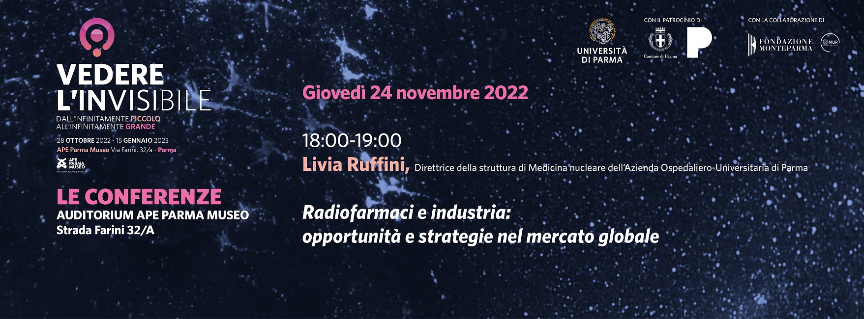 Mostra: "Vedere l'invisibile. Dall'infinitamente piccolo, all'infinitamente grande" - Le conferenze