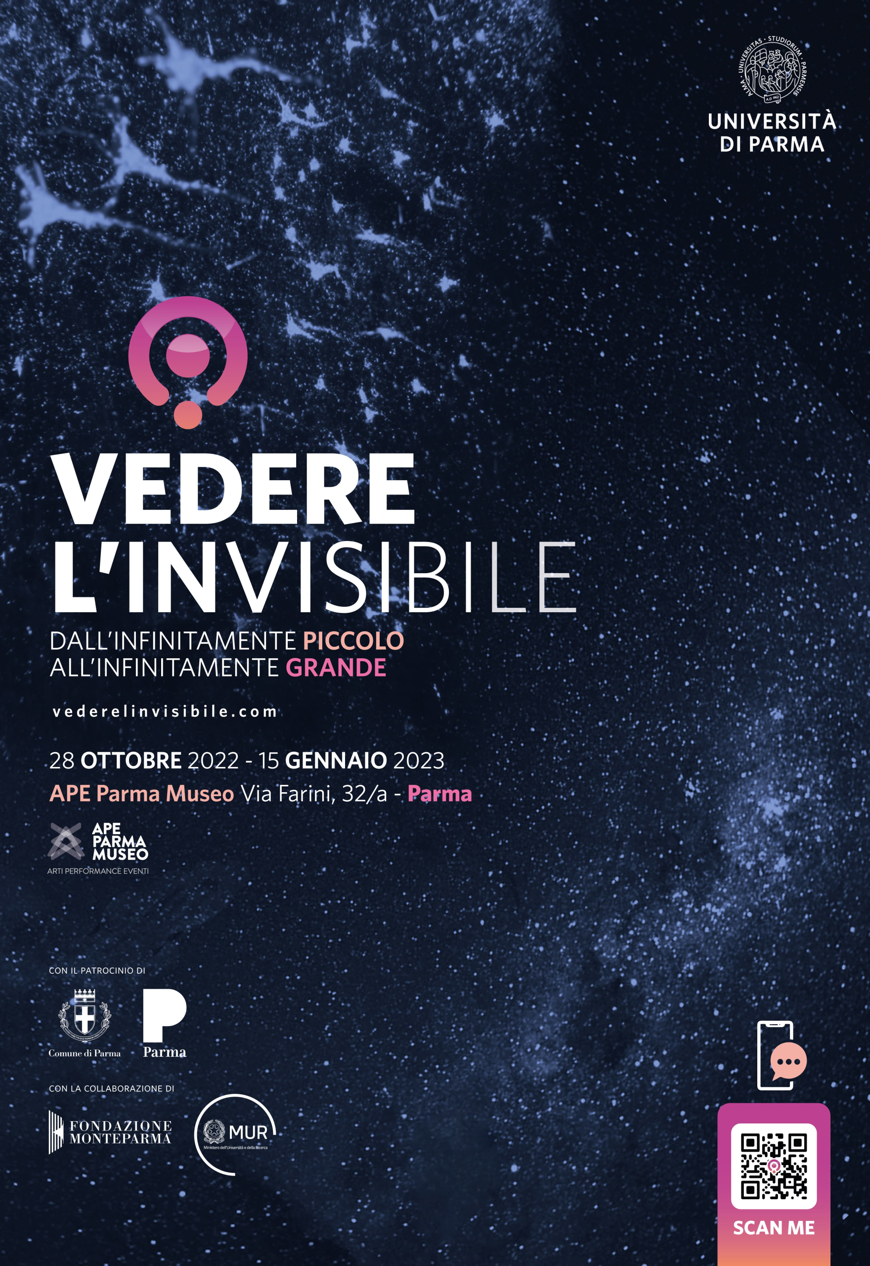 Mostra "Vedere l'invisibile" 28 ottobre 2022 - 15 gennaio 2023