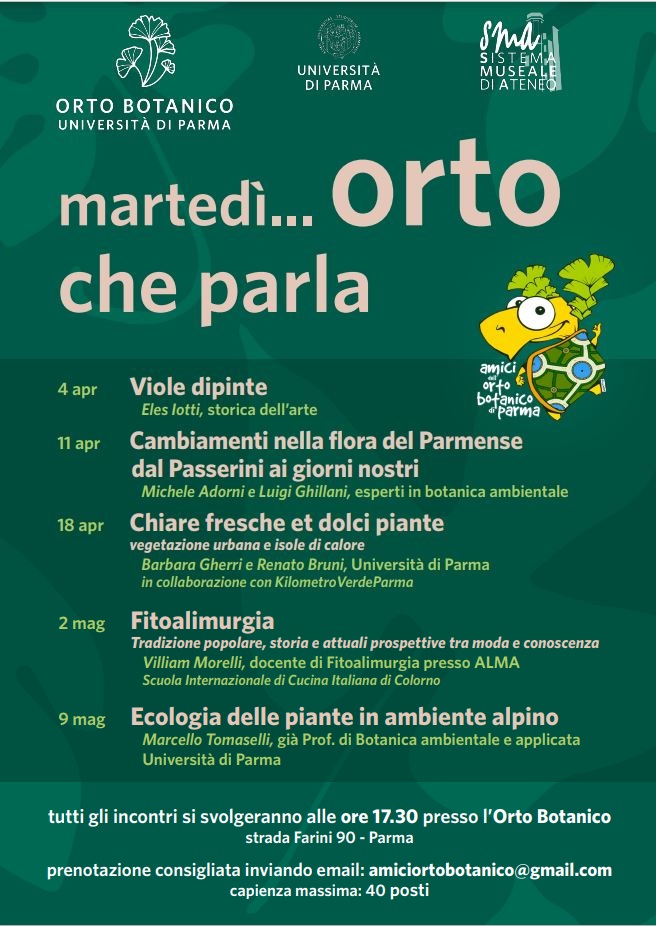 Martedì... Orto che parla - marzo 2023 -Programma