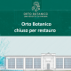 Orto Botanico: chiusura per restauro