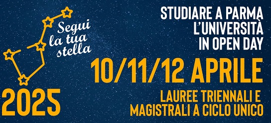Open Day Unipr - 10/12 aprile 2025